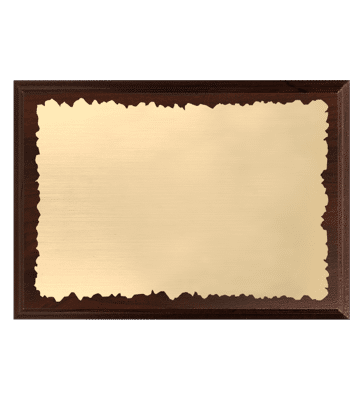 Wooden diploma with Lasergravur Laminateplatte