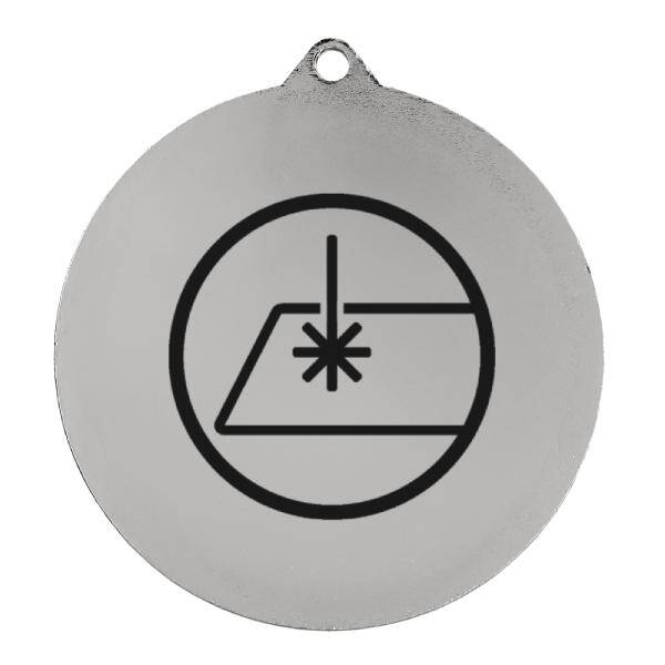 Medal srebrny z grawerem bezpośrednim