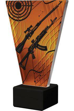 Glass award – shooting, long gun