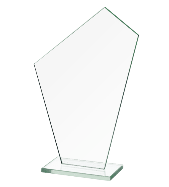 Glass trophy