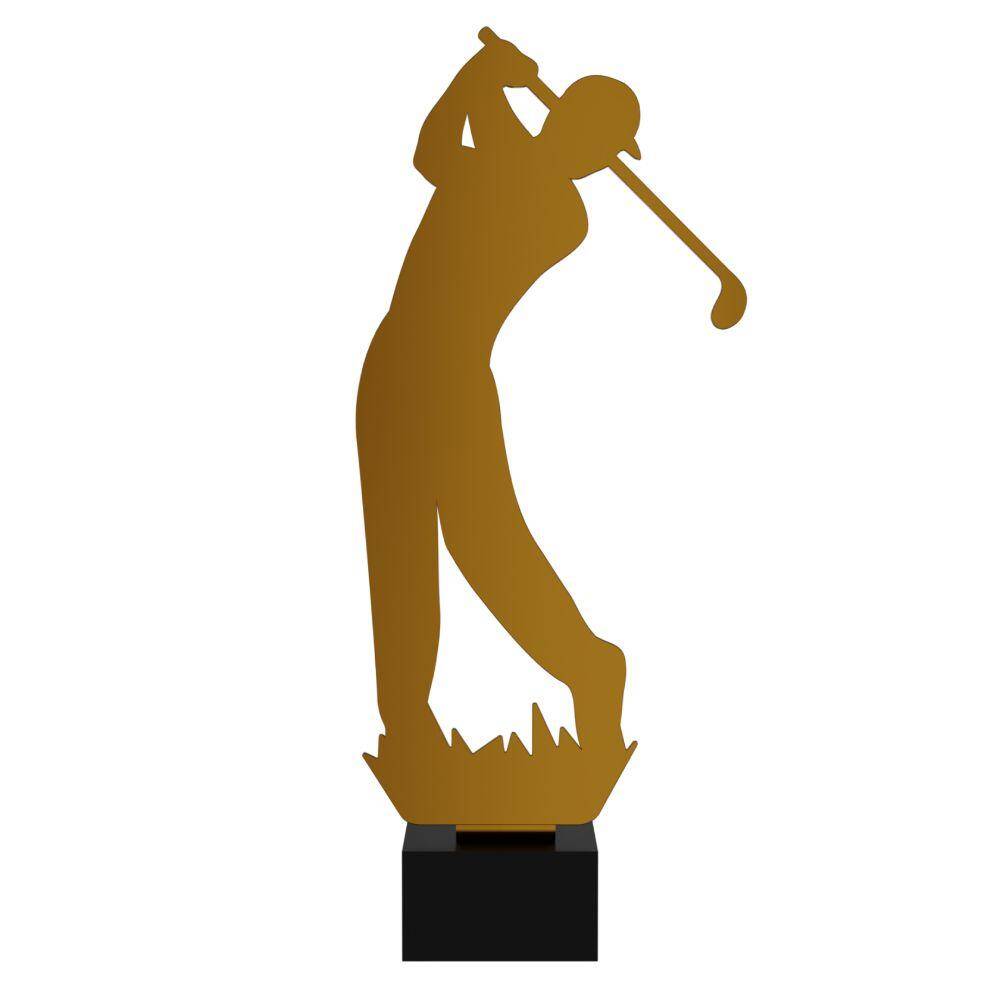 Metal trophy - golf- Metline