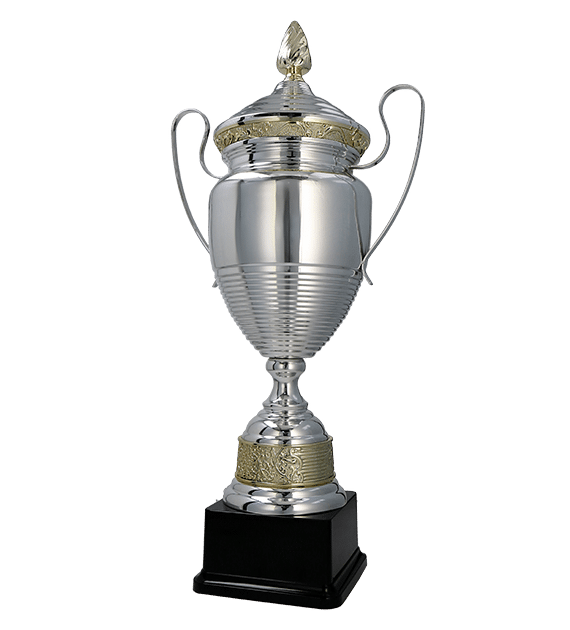 Metal cup silver - gold