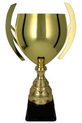 Metal cup gold