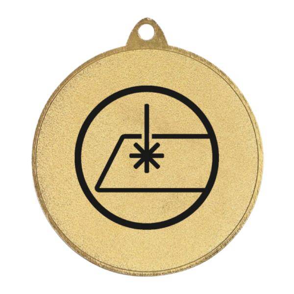 Medal złoty z grawerem bezpośrednim