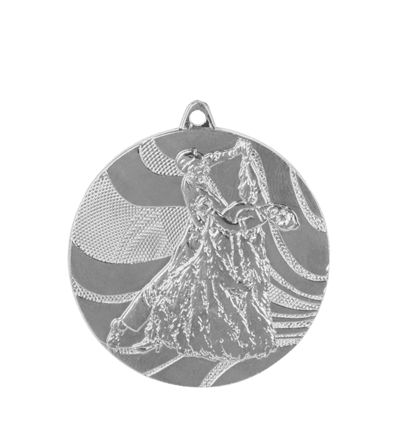 Medal srebrny 50 mm - taniec