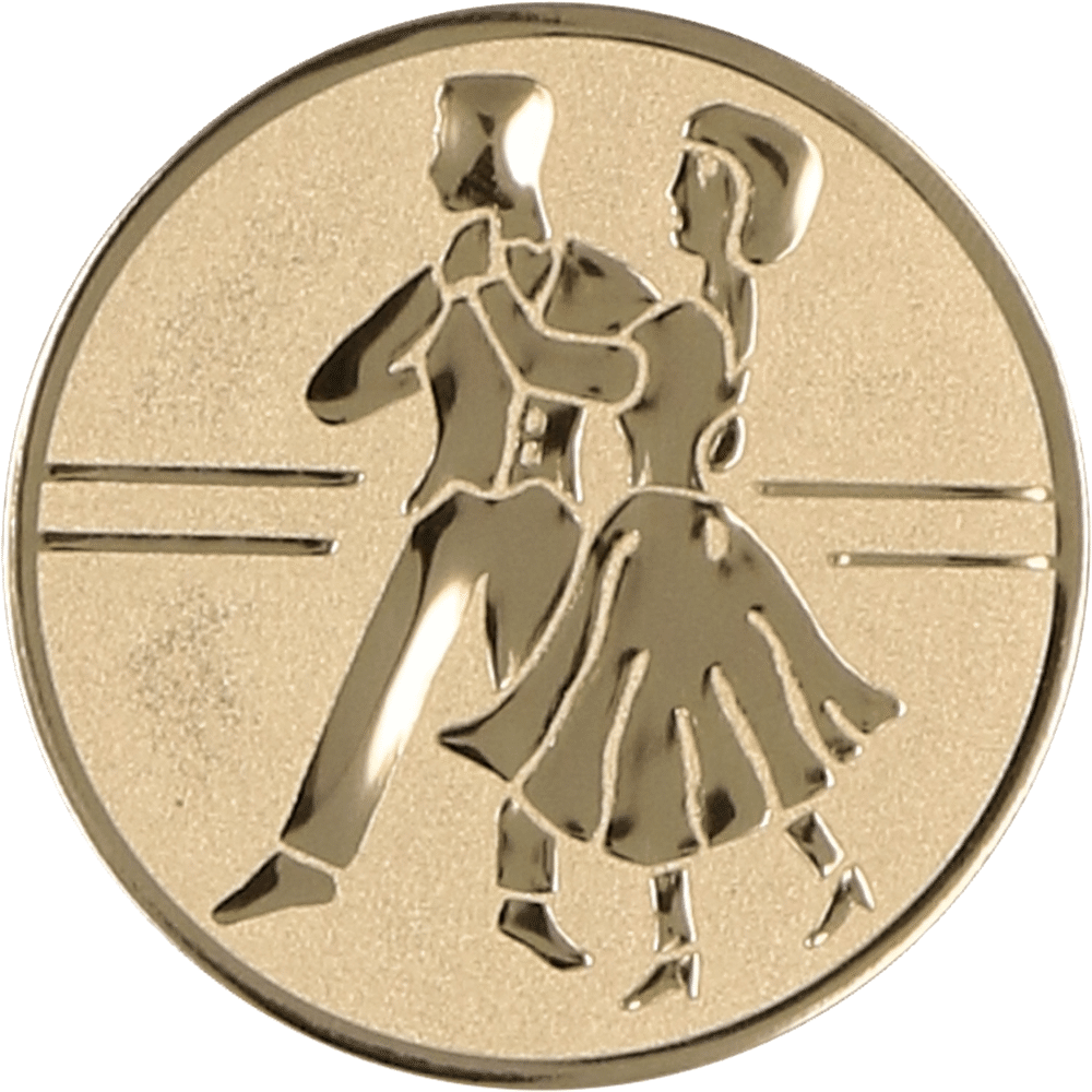 Aluminum emblem - dance
