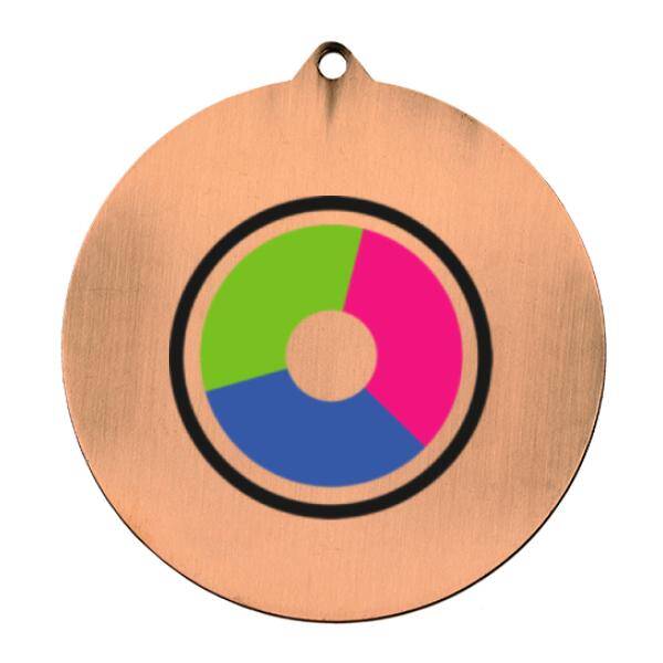 Medal brązowy z nadrukiem kolorowym LuxorJet