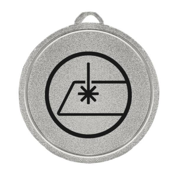 Medal srebrny z grawerem bezpośrednim