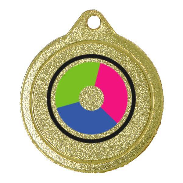 Medal złoty z nadrukiem kolorowym LuxorJet