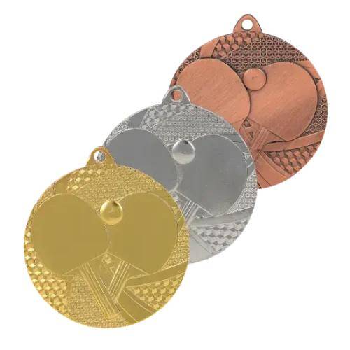 Medal złoty 50 mm - tenis stołowy