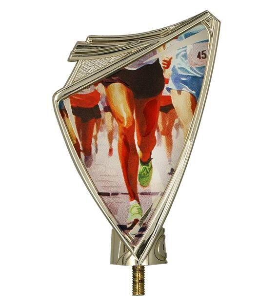 Gold plastic Crest – running