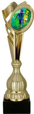 Plastic cup gold - Football