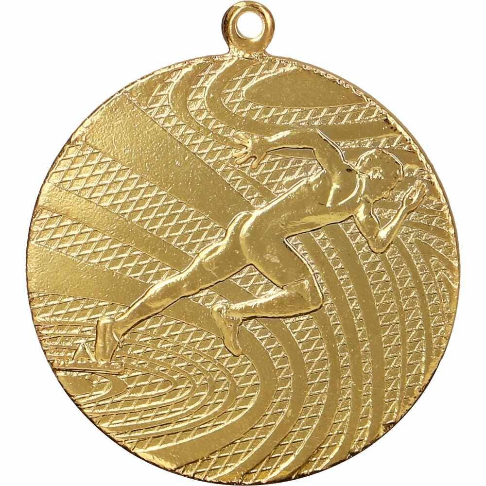 Medal gold 40 mm - running