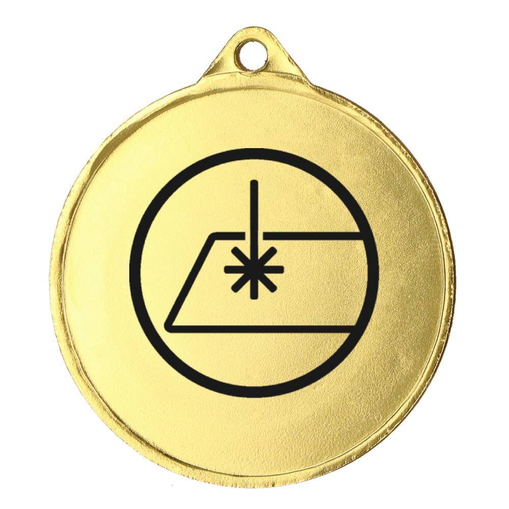 Medal złoty z grawerem bezpośrednim
