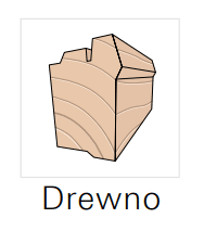 Okno dachowe Roto Designo R49 Materiał wykonania drewno - sklep LUBAR
