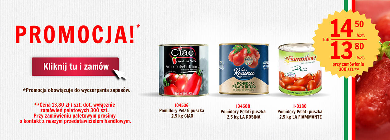 Promocja Pomidory Pelati