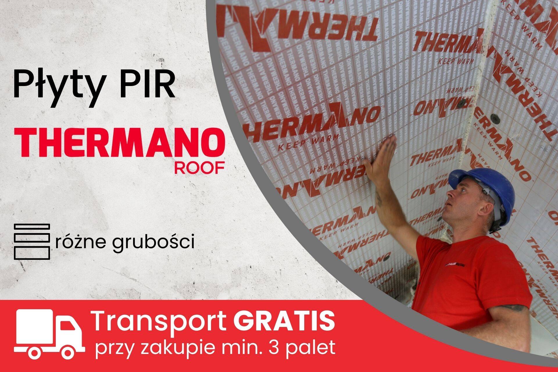 Płyty Thermano Roof Top - promocyjny transport na płyty PIR w budowlanym  sklepie internetowym Lubar