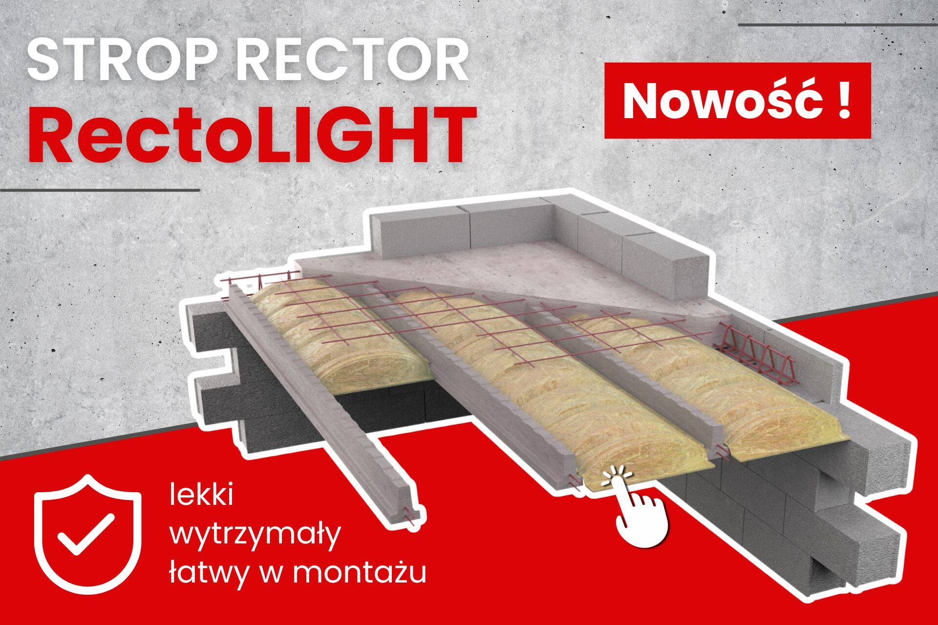 Strop Rector Rectolight - nowość w budowlanym sklepie internetowym Lubar