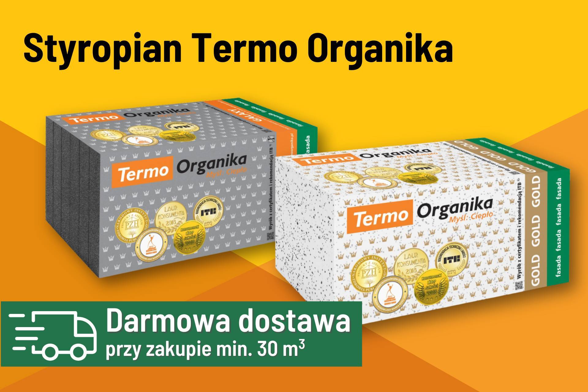 styropian Termo organika - promocja na dostawę - budowlany sklep internetowy Lubar