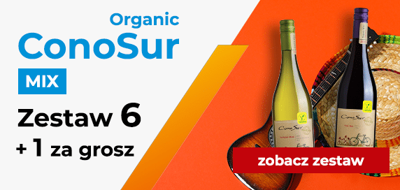Cono Sur Organic - zamów mix 6 wina a otrzymasz dodatkowe wino za 1 grosz